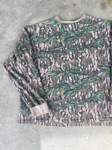 Vintage Mossy Oak GreenLeaf Camo Longsleeve (M/L) 🇺🇸