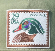 Load image into Gallery viewer, Wood Duck Postage Stamp Hat - Richardson 112