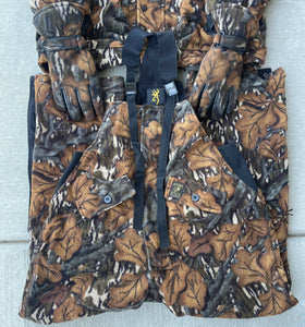 Browning Mossy Oak Fall Foliage Hydro Fleece Set (L)