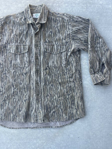 Mossy Oak Bottomland Chamois Button Down (L)