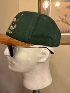 Vintage Cabela's Elk Hat with suede bill