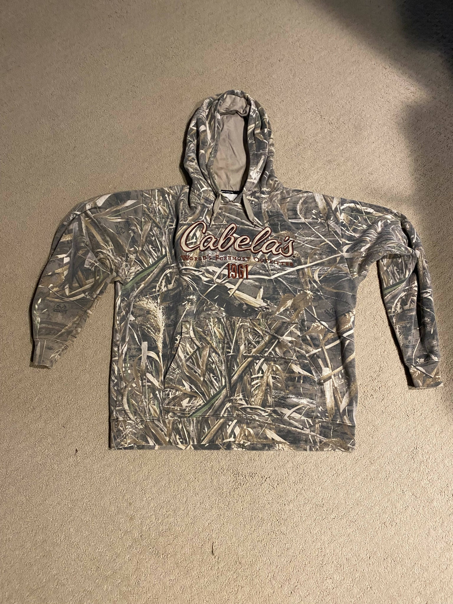 Cabelas XL hoodie Camoretro