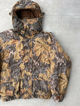 Load image into Gallery viewer, 90’s Columbia Mossy Oak Fall Foliage Omni Tech 3-in-1 Coat w/ Liner (L)