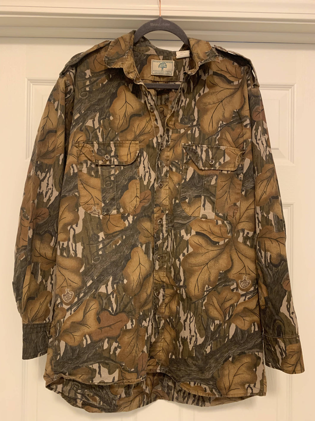 Mossy Oak Fall Foliage LS Button Up (L)🇺🇸