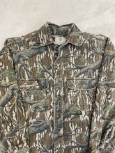 Load image into Gallery viewer, Vintage Mossy Oak Treestand Camo Button Up