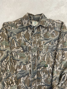 Vintage Mossy Oak Treestand Camo Button Up