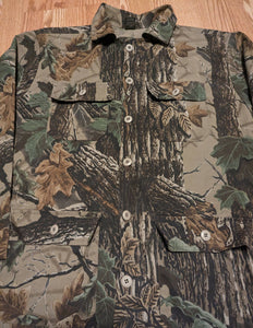 Vintage Camo Gear Realtree Four Pocket Shirt Jacket (L) Made in USA
