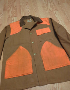 Vintage 50s Brush Master Hunting Shooting Jacket (L) Made in USA