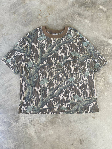 Vintage Mossy Oak Treestand Camo T-Shirt (XL)🇺🇸