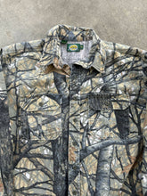 Load image into Gallery viewer, Vintage Cabela’s Skyline Camo Chamois Button Up (XXL)