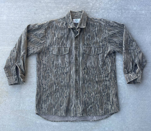 Mossy Oak Bottomland Chamois Button Down (L)