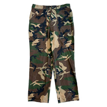 Load image into Gallery viewer, Duck Bay Woodland Camo Canvas Pants- 34 waist