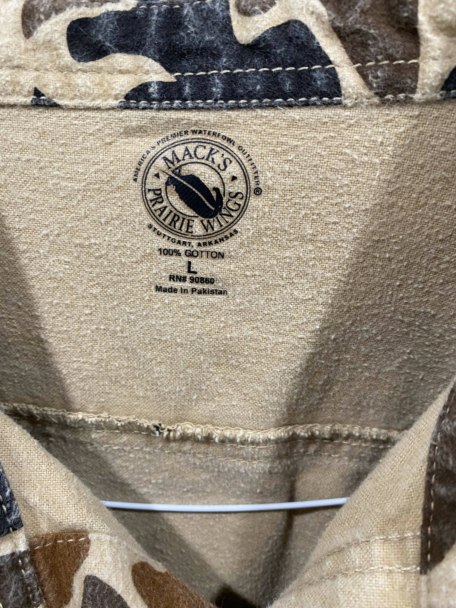 Mack’s Old School Camo Chamois Shirt (L) Camoretro