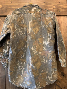 Mossy Oak Fall Foliage LS Button Up (M)🇺🇸