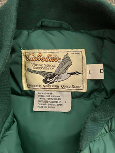 Vintage Cabela’s Premier Northern Goose Down Vest (L)