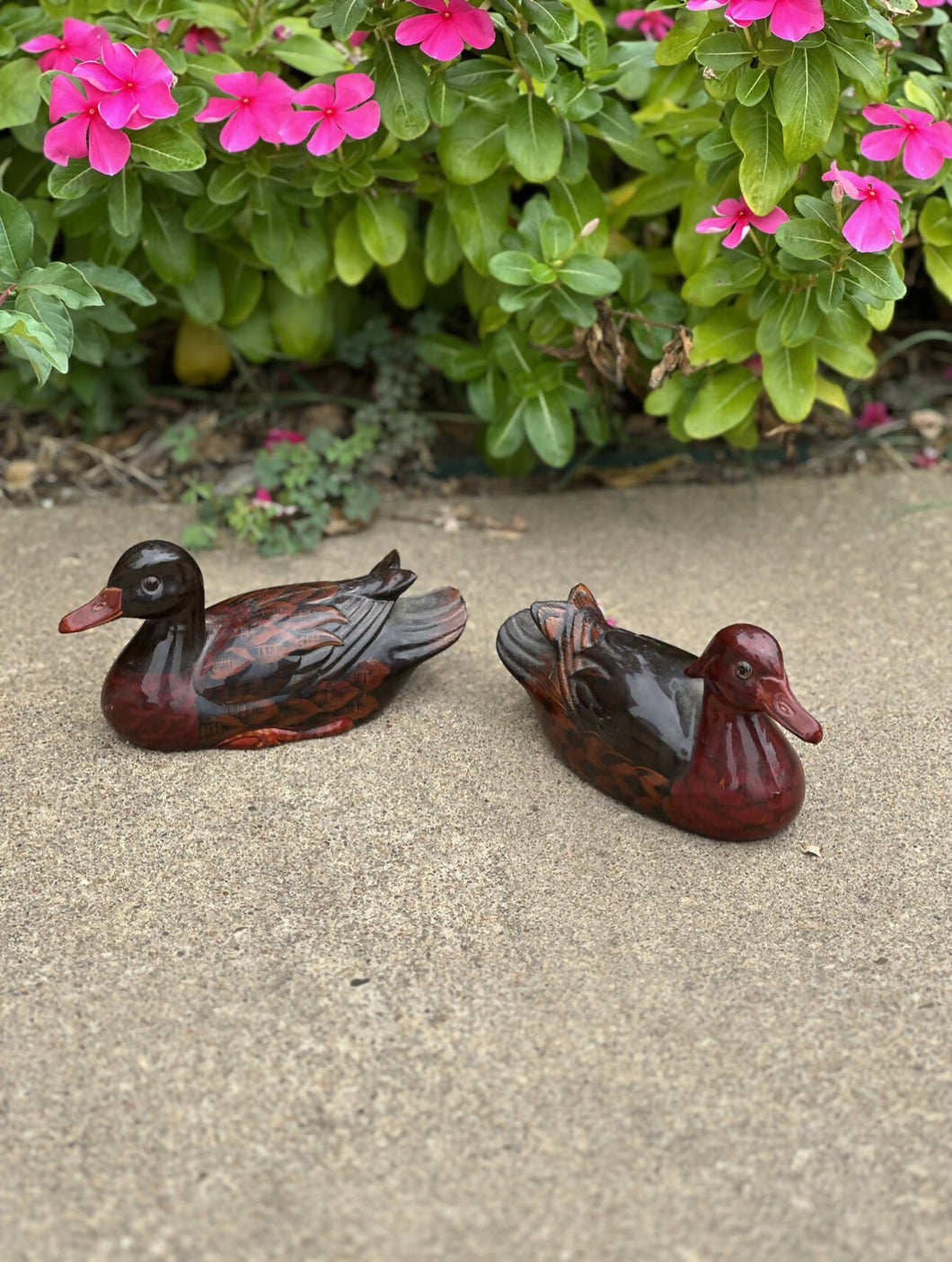 Mallard & Wood Duck Figurines