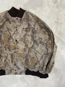 Vintage Natural Gear Bomber Jacket