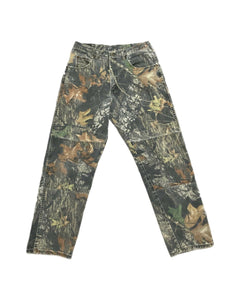 Y2K Wrangler Mossy Oak Camo Double Knee Jeans