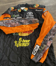 Load image into Gallery viewer, NASCAR 2018 MARTIN TRUEX Jr. #78 / TRUE TIMBER CAMO BASS PRO SHOPS / FURNITURE ROW RACING Race-Used PIT CREW Fire Suit