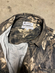 Columbia Button Up Shirt, Mossy Oak Break-Up (XL)