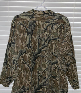 Vintage Mossy Oak Treestand Longsleeve Button Down (XL/XXL)🇺🇸