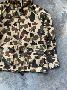 Vintage Duxbak Camo Hooded Chamois Jacket (M) 🇺🇸