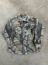 Load image into Gallery viewer, Vintage Cabela’s Skyline Camo Chamois Button Up (XXL)