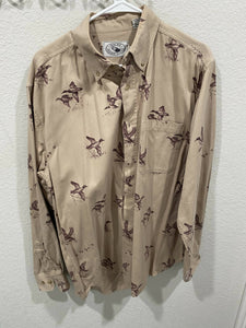 Mack’s Ducks Duck Print Shirt (M)