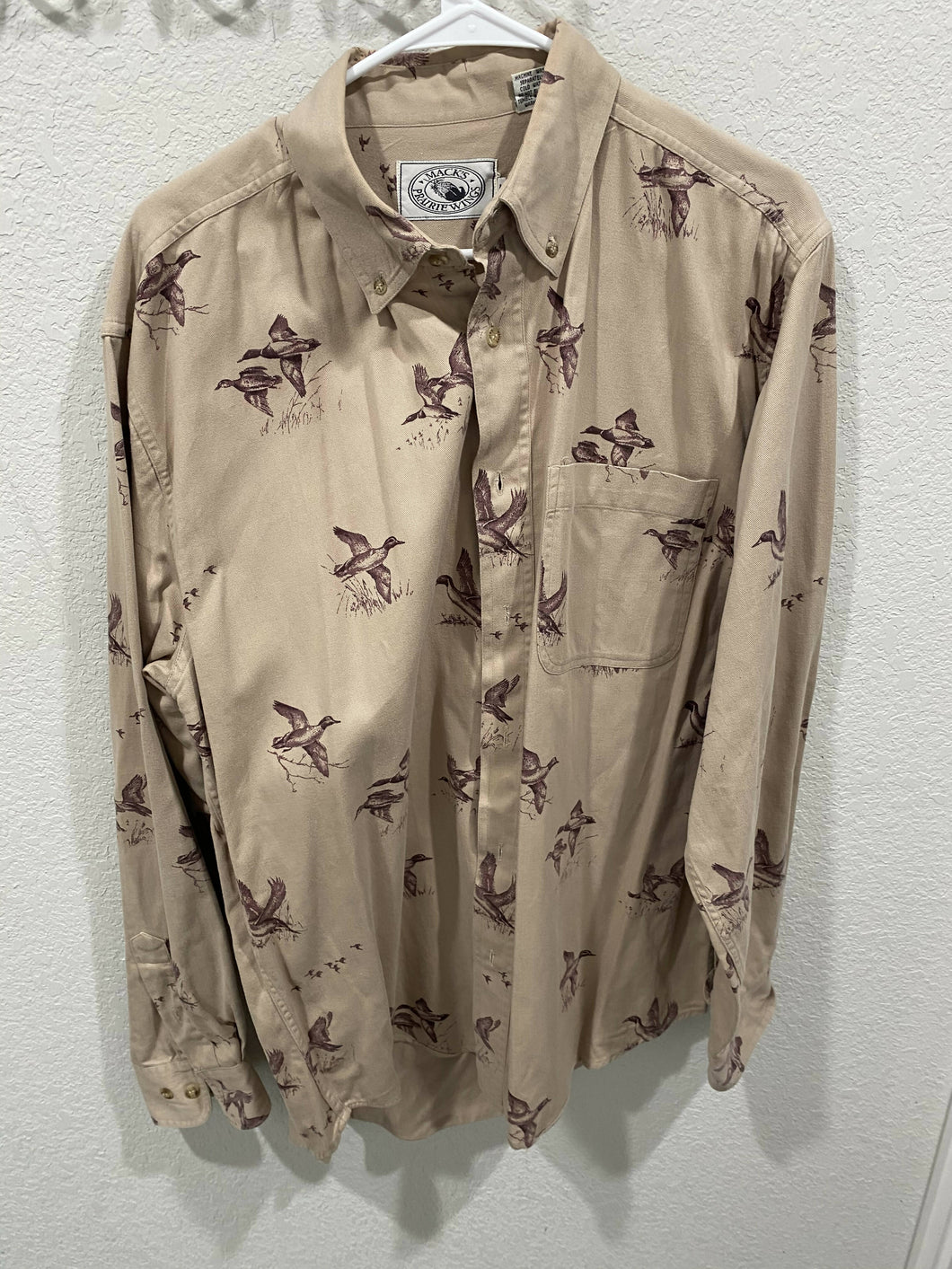 Mack’s Ducks Duck Print Shirt (M)