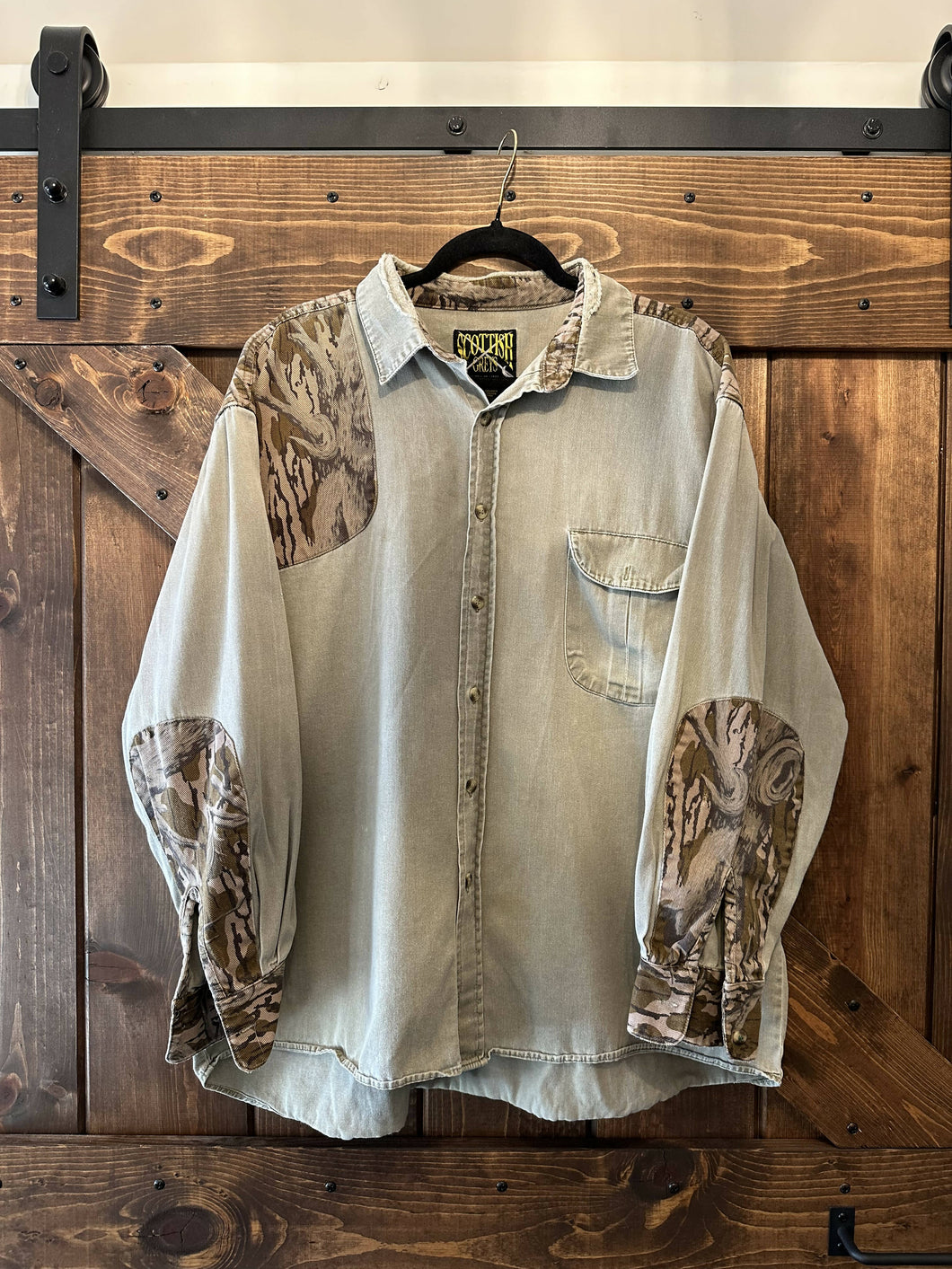 Scottish Greys Mossy Oak Treestand LS Button Up (XL) 🇺🇸