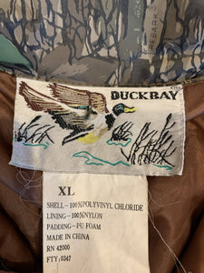 Vintage Duck Bay Trebark Camo Waterproof Jacket with Hood XL