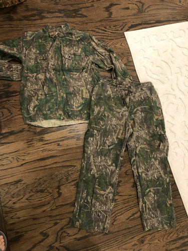 Mossy Oak Shadowleaf Shirt & Pants (L)