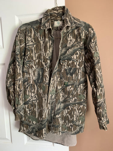 Vintage mossy oak chamois shirt (L)