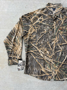 Woolrich Mossy Oak Shadow Grass (2nd Gen) Chamois Button Down (XL)