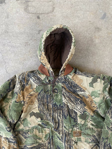 Vintage Duxbak Realtree Camo Insulated Hooded Jacket (XL)