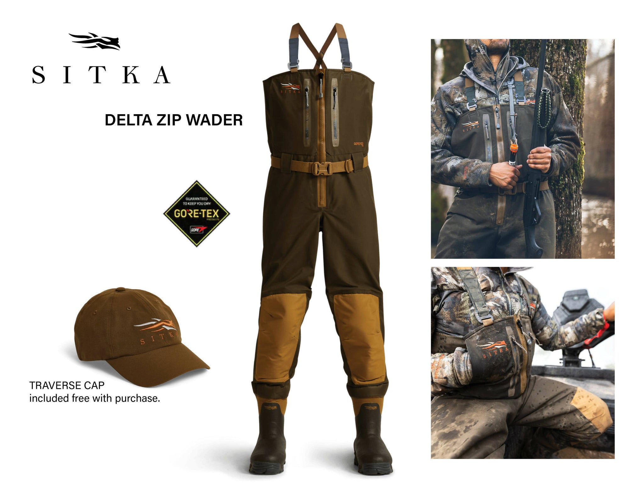 Delta Zip Wader