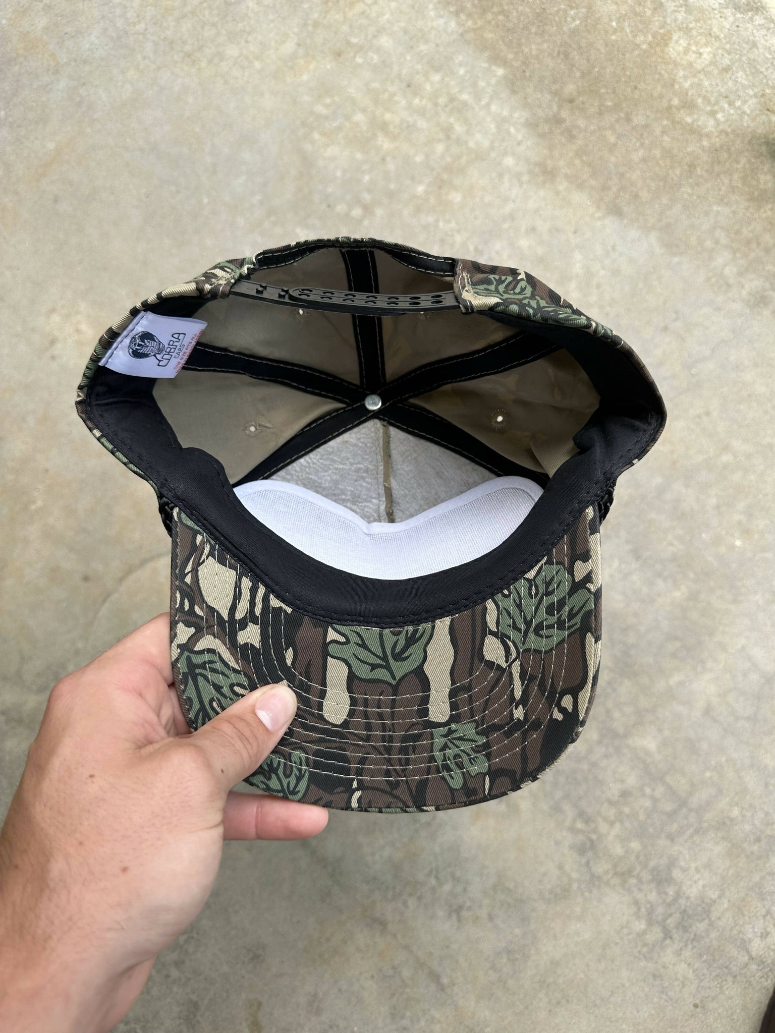 Vintage John Deere Camo Rope Hat