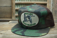 Load image into Gallery viewer, Rice Lake Ducks Unlimited Camo Hat