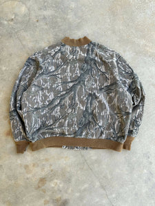 Vintage Mossy Oak Treestand Camo Bomber Jacket (XL)🇺🇸