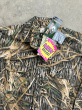 Load image into Gallery viewer, Vintage Mossy Oak Shadowgrass Chamois Button Up (L)