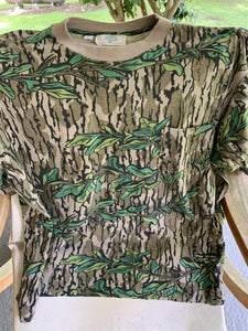Mossy oak single stitch T-shirt (L)