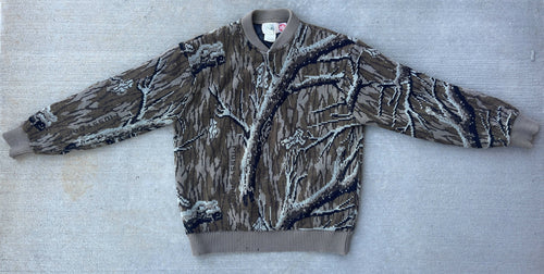 90’s Whitewater Outdoors Mossy Oak Treestand Knit Sweater (M/L)