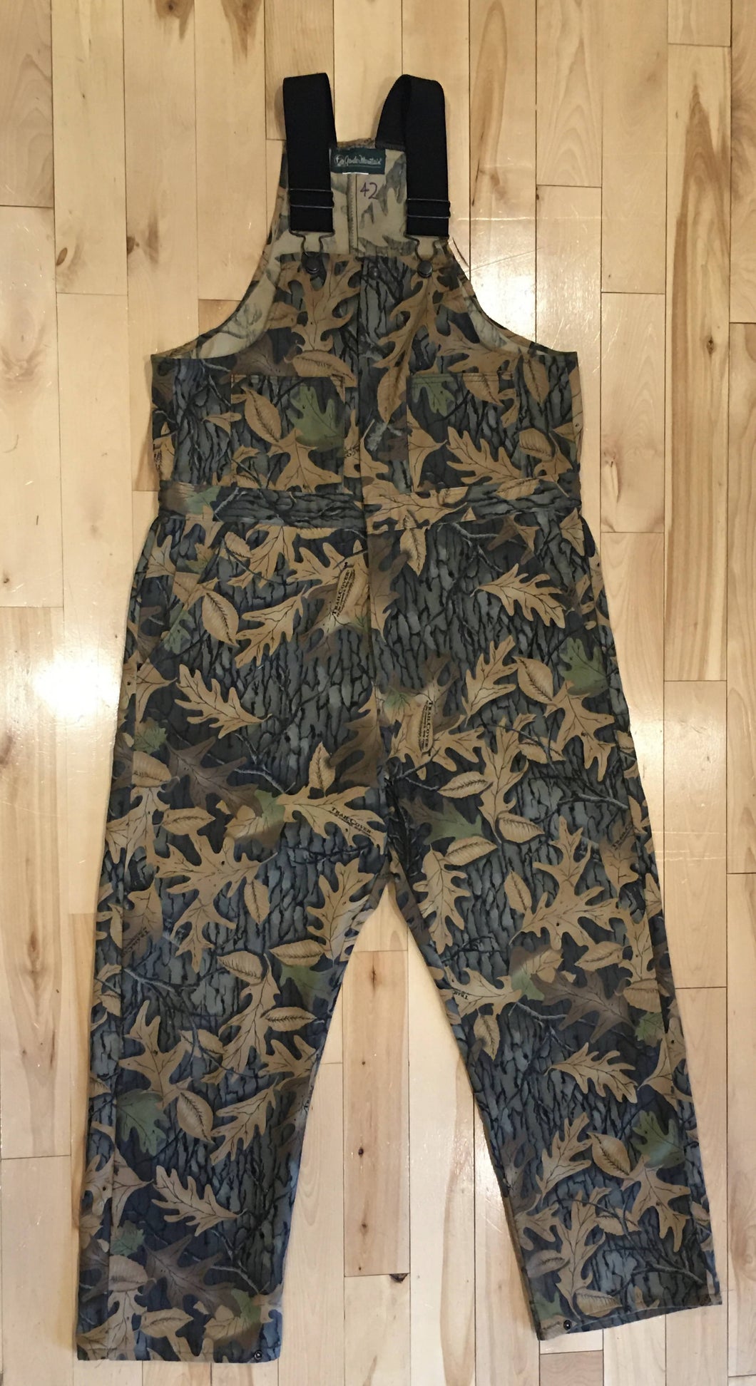 Vintage Gander Mountain Trail Cover Camo Bibs Camoretro