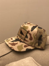 Load image into Gallery viewer, Old School Camo Hat with Turkey Patch