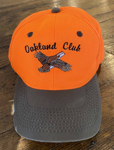 Oakland Club Snap Back Blaze Orange Cap