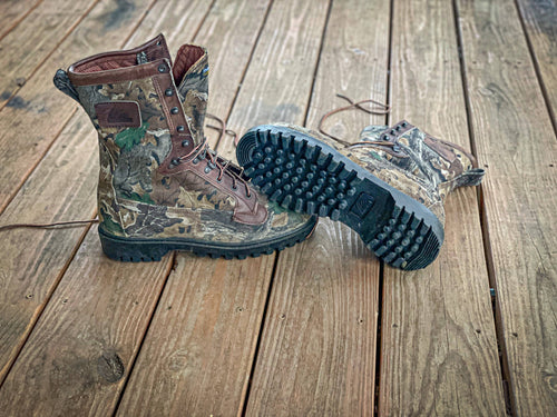 ITASCA Vintage Camo Boots (10.5)