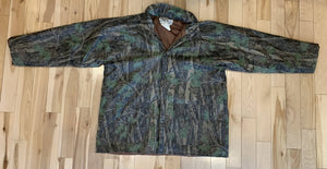 Vintage Duck Bay Trebark Camo Waterproof Jacket with Hood XL