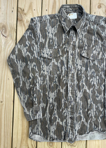 80’s Original Key Mossy Oak Bottomland Button Down Shirt (M) 🇺🇸