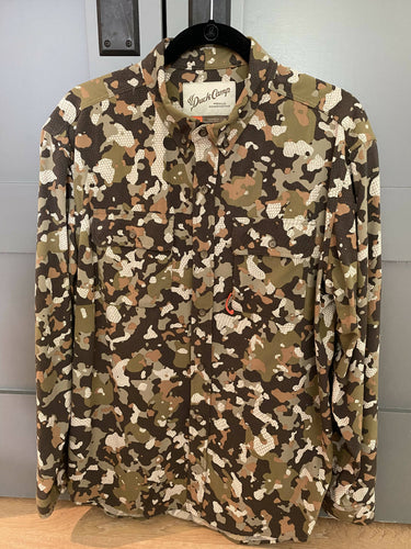 Duck Camp Midweight L/S Hunting Shirt - Wetlands Camo