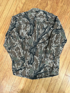 Vintage Mossy Oak Treestand Chamois Button Up (M)🇺🇸